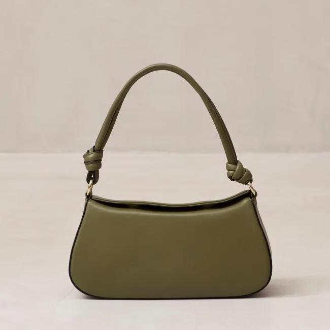 ALOHAS Bags The Curl Knot 8211 Green Leather Handbag 8211 Women