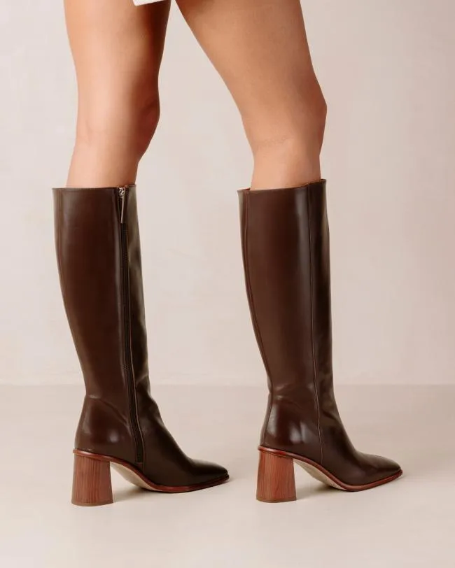 ALOHAS Boots East Coffee Brown 8211 Women