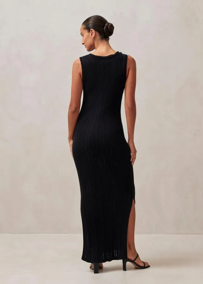 ALOHAS Dresses Breezy 8211 Black Knit Dress 8211 Women