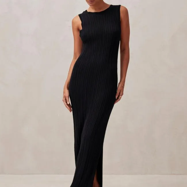 ALOHAS Dresses Breezy 8211 Black Knit Dress 8211 Women