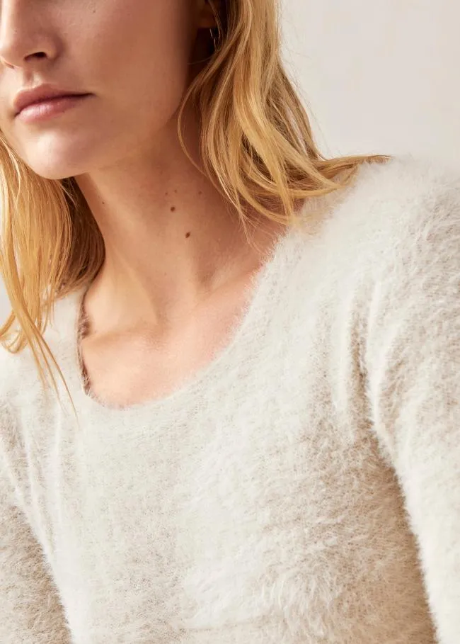 ALOHAS Dresses Snow 8211 Ecru Knitted Dress 8211 Women