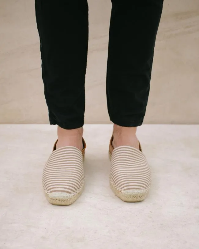ALOHAS Espadrilles Naval 8211 Brown Leather Espadrilles 8211 Women