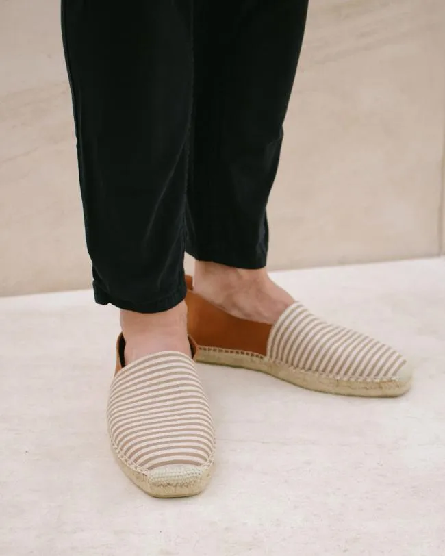 ALOHAS Espadrilles Naval 8211 Brown Leather Espadrilles 8211 Women