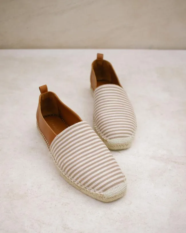 ALOHAS Espadrilles Naval 8211 Brown Leather Espadrilles 8211 Women