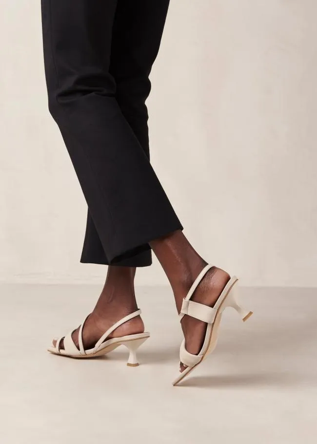 ALOHAS Heels Asymmetric Straps 8211 Leather Sandals 8211 Women