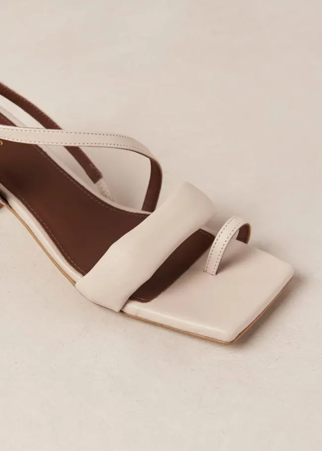 ALOHAS Heels Asymmetric Straps 8211 Leather Sandals 8211 Women