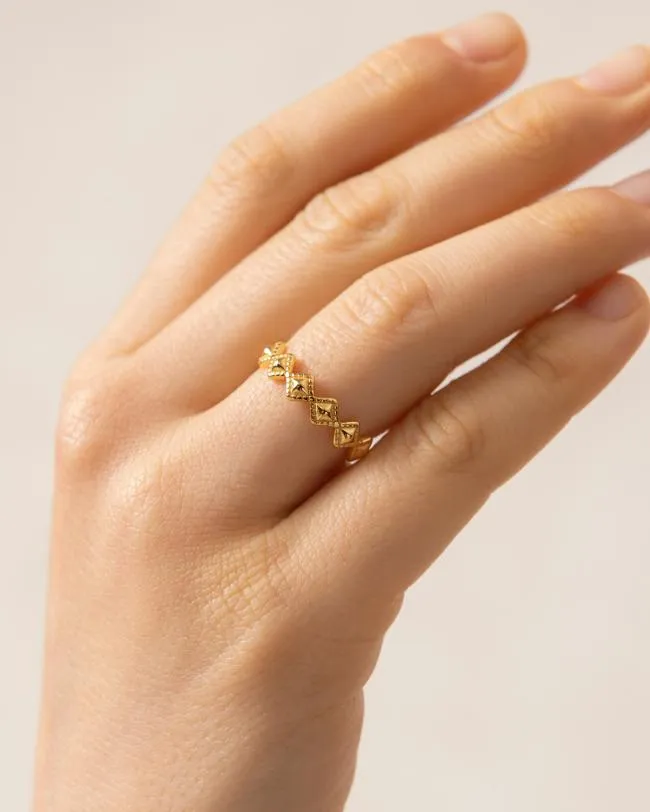 ALOHAS Jewelry Cherimoya 8211 Gold Ring 8211 Women