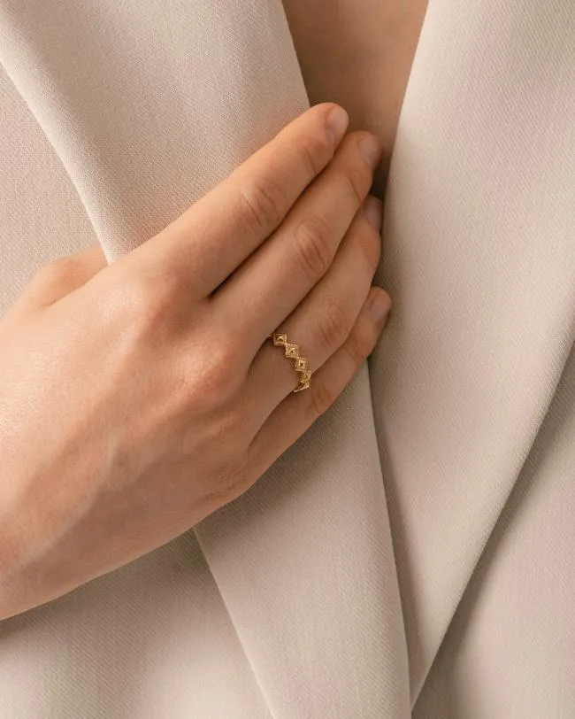 ALOHAS Jewelry Cherimoya 8211 Gold Ring 8211 Women