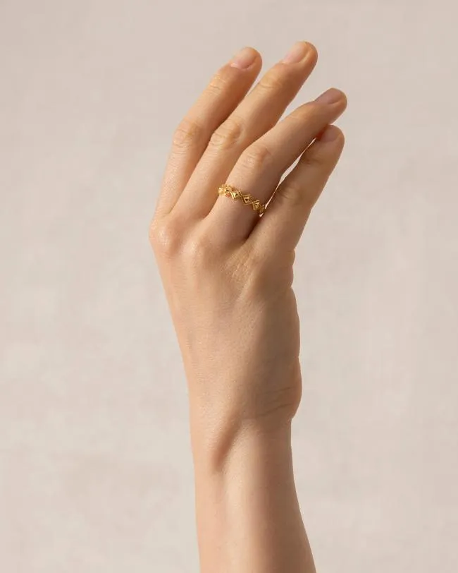 ALOHAS Jewelry Cherimoya 8211 Gold Ring 8211 Women