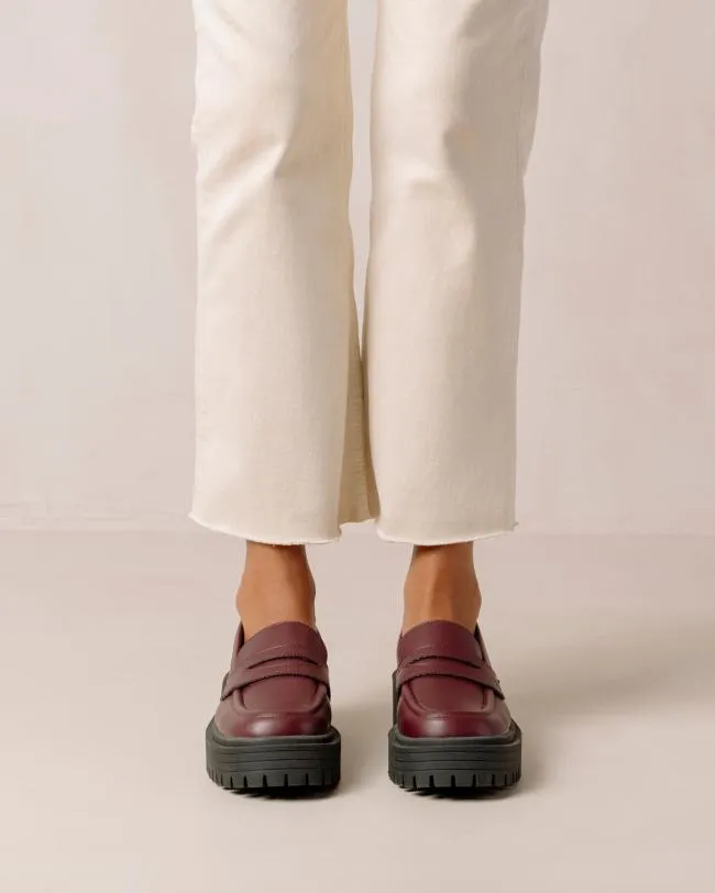 ALOHAS Loafers Mask 8211 Purple Vegan Leather Loafers 8211 Women