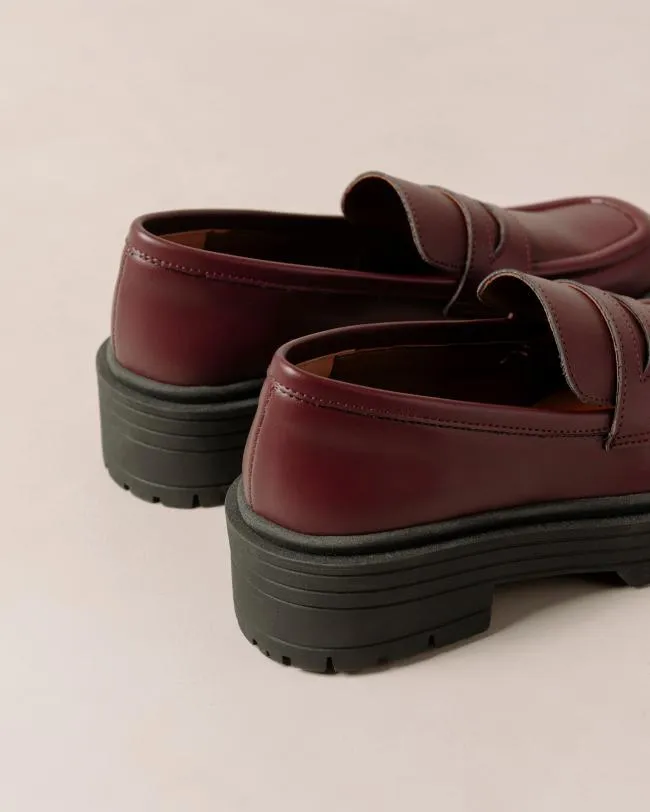 ALOHAS Loafers Mask 8211 Purple Vegan Leather Loafers 8211 Women
