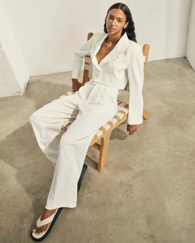 ALOHAS Pants Protagonist 8211 Cream Pants 8211 Women