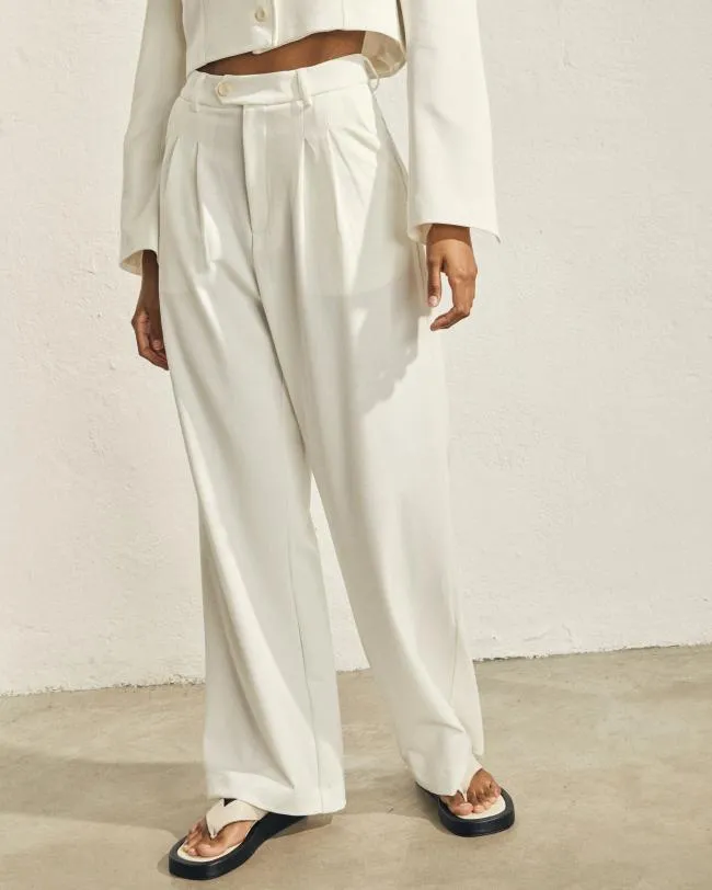 ALOHAS Pants Protagonist 8211 Cream Pants 8211 Women
