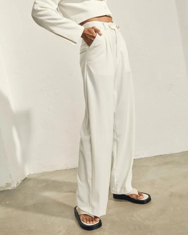 ALOHAS Pants Protagonist 8211 Cream Pants 8211 Women
