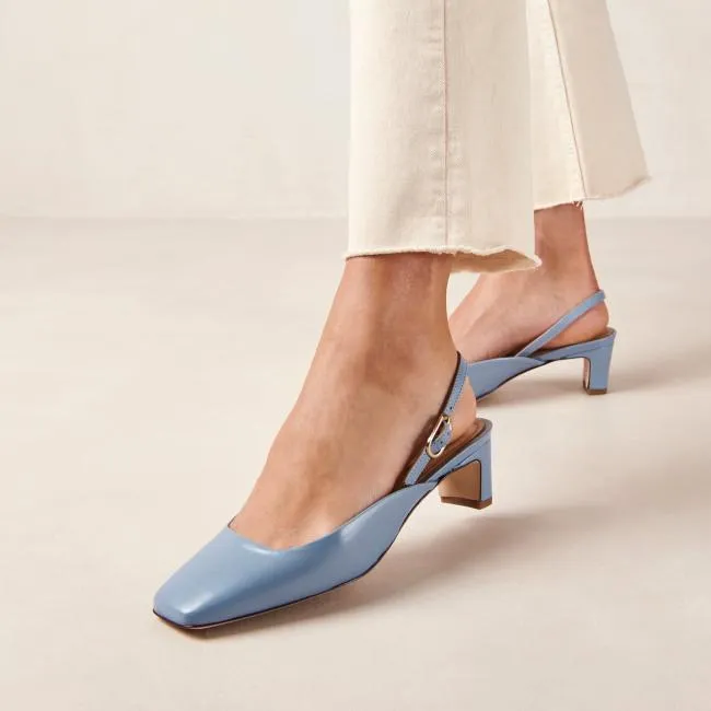ALOHAS Pumps Lindy 8211 Blue Leather Pumps 8211 Women