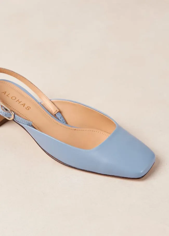ALOHAS Pumps Lindy 8211 Blue Leather Pumps 8211 Women