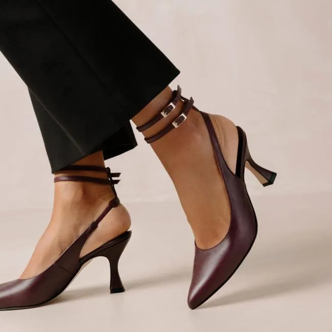 ALOHAS Pumps Louise 8211 Red Leather Pumps 8211 Women