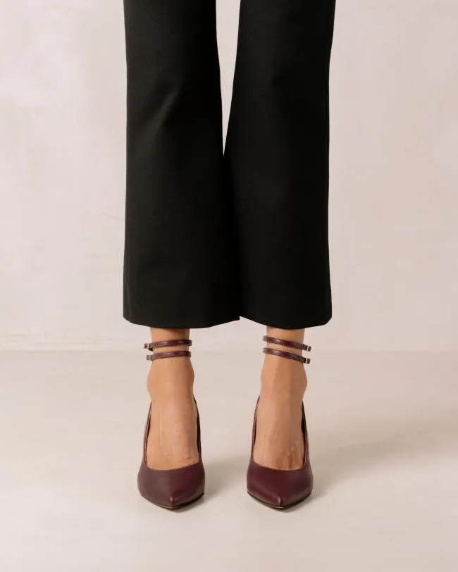ALOHAS Pumps Louise 8211 Red Leather Pumps 8211 Women