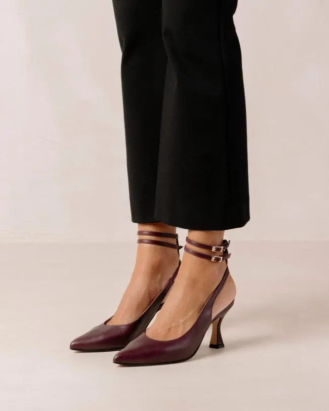 ALOHAS Pumps Louise 8211 Red Leather Pumps 8211 Women