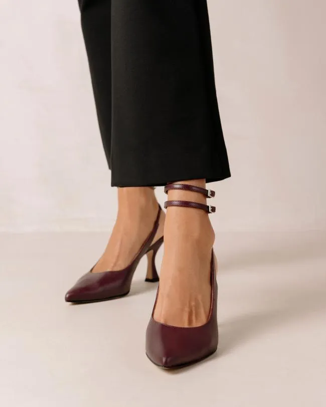 ALOHAS Pumps Louise 8211 Red Leather Pumps 8211 Women