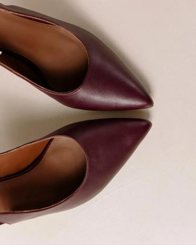 ALOHAS Pumps Louise 8211 Red Leather Pumps 8211 Women