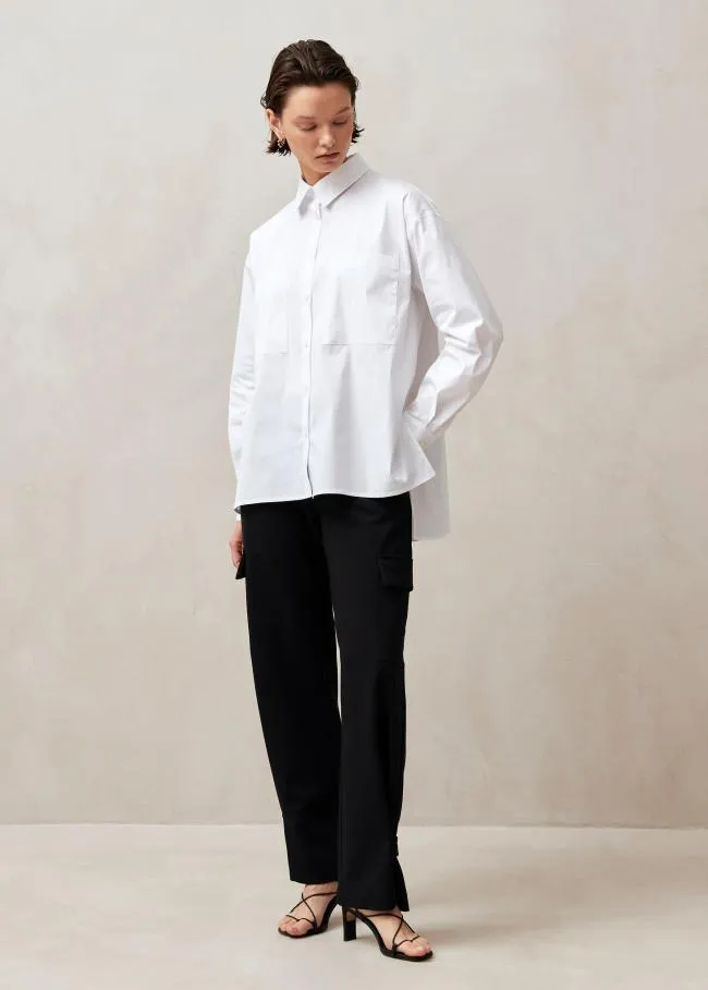 ALOHAS Shirts Domenica 8211 White Cotton Shirt 8211 Women