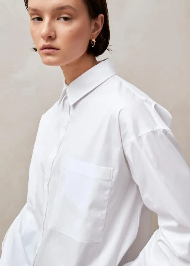 ALOHAS Shirts Domenica 8211 White Cotton Shirt 8211 Women