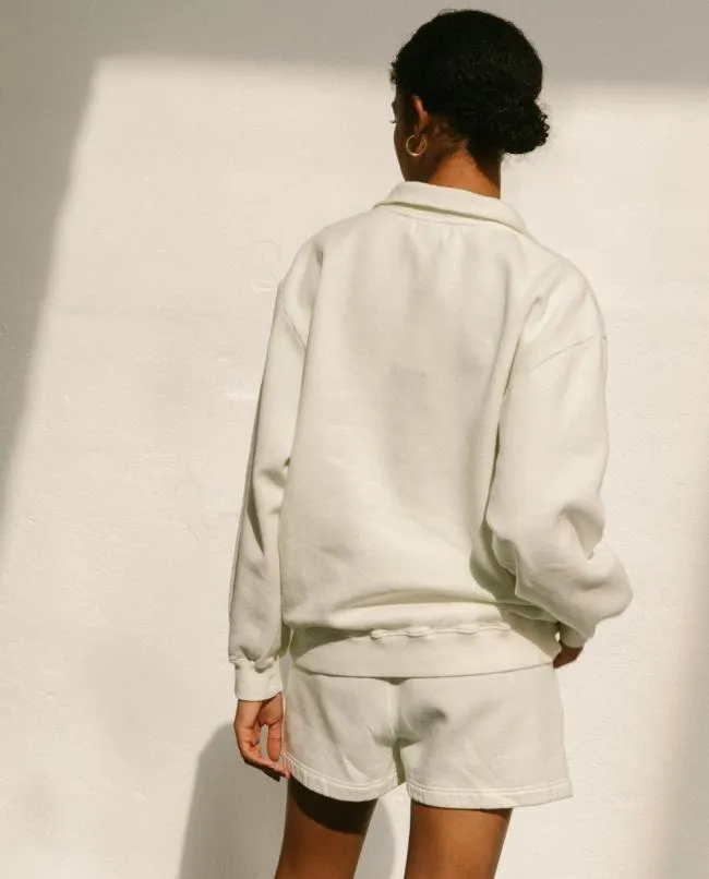 ALOHAS Sportswear Macchiato 8211 White Cotton Top 8211 Women