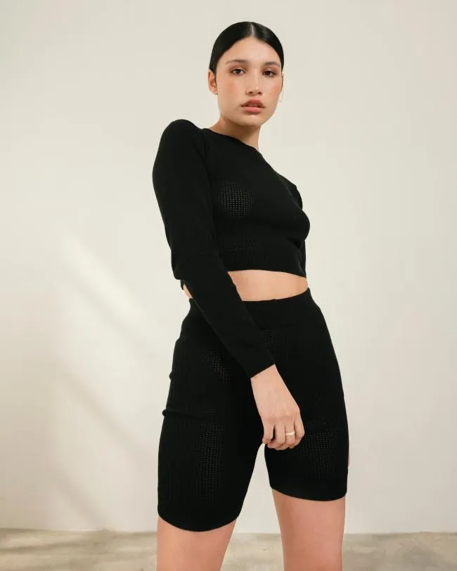 ALOHAS Sweaters and Cardigans Roy 8211 Black Knit Top 8211 Women