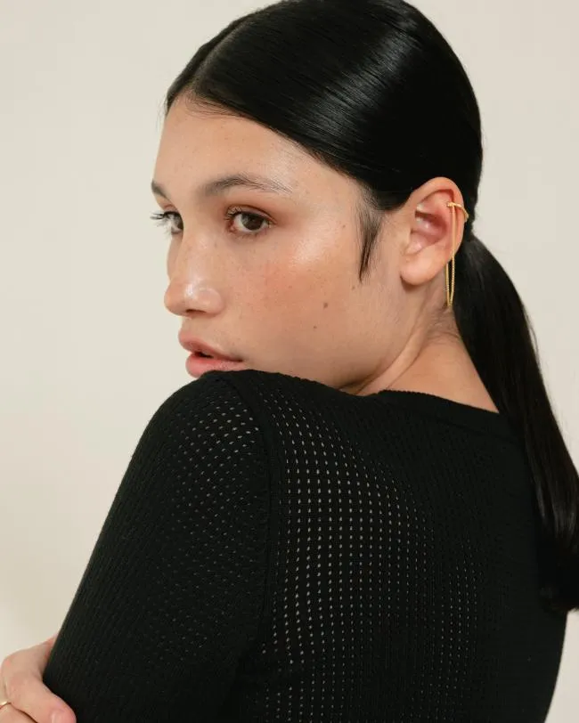 ALOHAS Sweaters and Cardigans Roy 8211 Black Knit Top 8211 Women