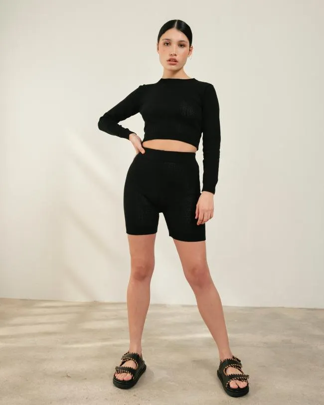 ALOHAS Sweaters and Cardigans Roy 8211 Black Knit Top 8211 Women
