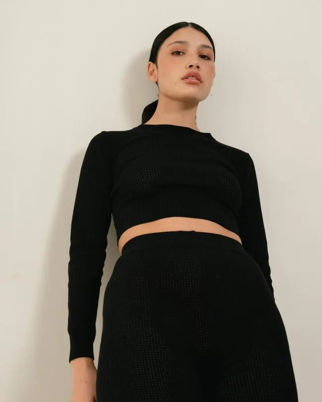 ALOHAS Sweaters and Cardigans Roy 8211 Black Knit Top 8211 Women