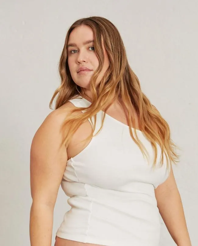 ALOHAS Tops Cortado 8211 White Cotton Top 8211 Women