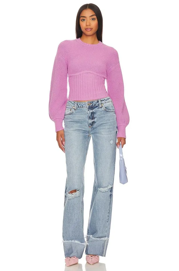 Anastasia Knit Sweater Pink Women Lovers and Friends Sweaters and Knits