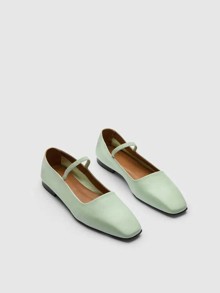 ATP Atelier Flats Petina Lattementa Nappa Mary Jane Flats Lattementa 8211 Women