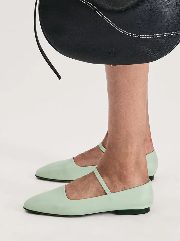 ATP Atelier Flats Petina Lattementa Nappa Mary Jane Flats Lattementa 8211 Women