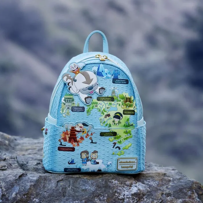 Avatar The Last Airbender Map Of The Four Nations Mini Backpack Unisex Loungefly Backpacks Avatar The Last Airbender Map Of The Four Nations Mini Backpack Unisex Loungefly Backpacks