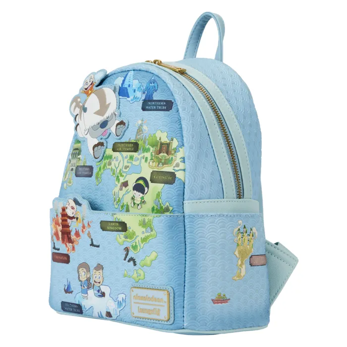 Avatar The Last Airbender Map Of The Four Nations Mini Backpack Unisex Loungefly Backpacks Avatar The Last Airbender Map Of The Four Nations Mini Backpack Unisex Loungefly Backpacks