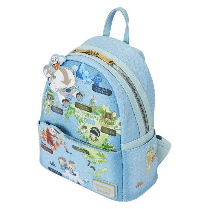 Avatar The Last Airbender Map Of The Four Nations Mini Backpack Unisex Loungefly Backpacks Avatar The Last Airbender Map Of The Four Nations Mini Backpack Unisex Loungefly Backpacks