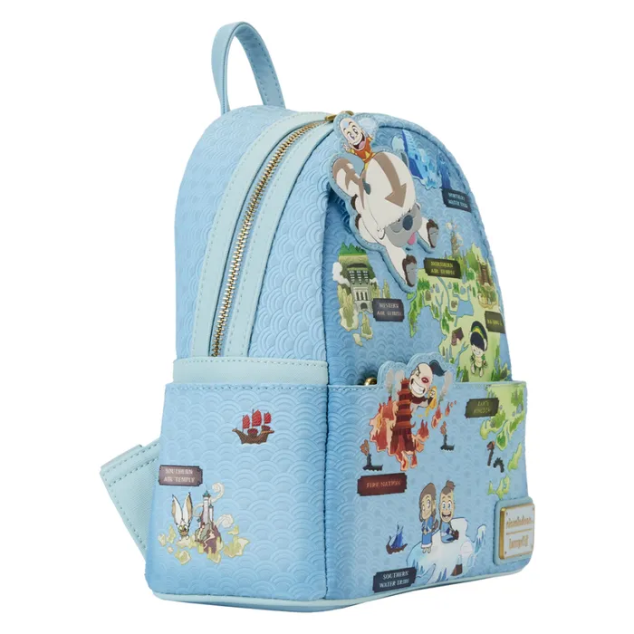Avatar The Last Airbender Map Of The Four Nations Mini Backpack Unisex Loungefly Backpacks Avatar The Last Airbender Map Of The Four Nations Mini Backpack Unisex Loungefly Backpacks