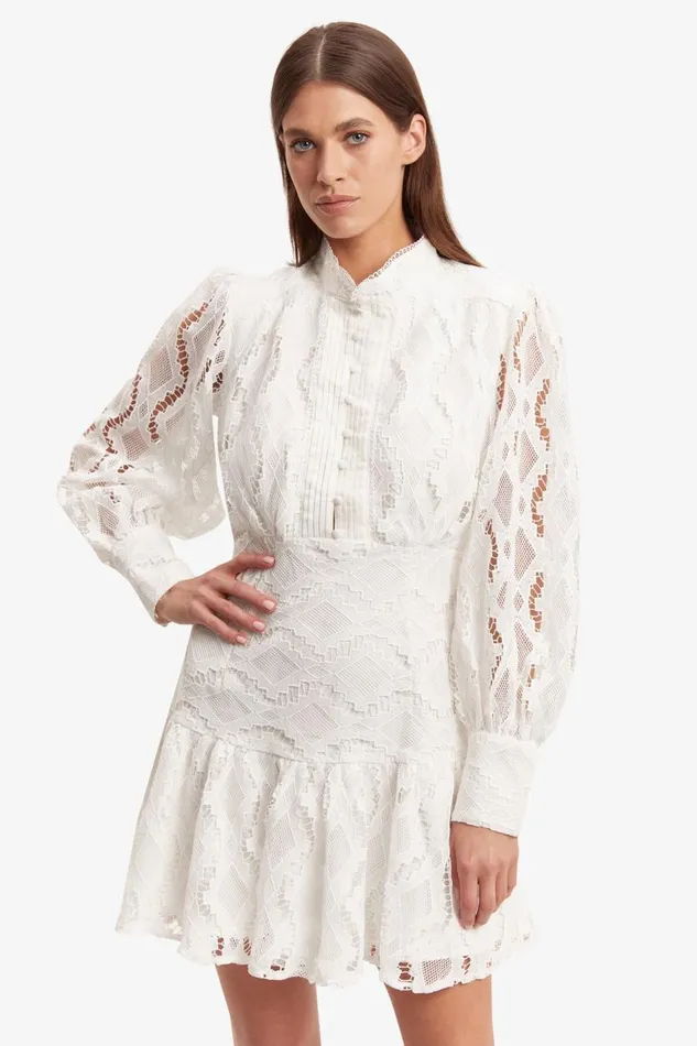 Bardot Day To Night Dresses Remy Lace Dress In Ivory 8211 Women Bardot Day To Night Dresses Remy Lace Dress In Ivory 8211 Women