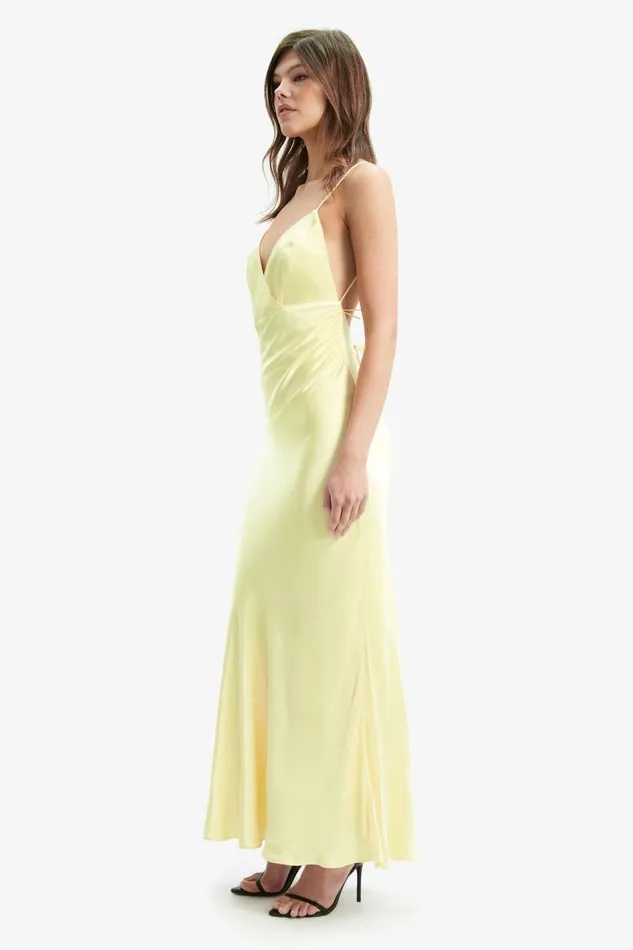 Bardot Occasion Dresses Demeter Midi Dress In Canary Ylw 8211 Women Bardot Occasion Dresses Demeter Midi Dress In Canary Ylw 8211 Women