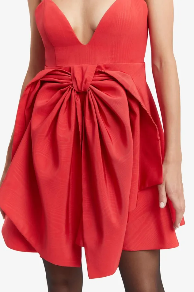 Bardot Party Dresses Annabelle Mini Dress In Fire Red 8211 Women Bardot Party Dresses Annabelle Mini Dress In Fire Red 8211 Women