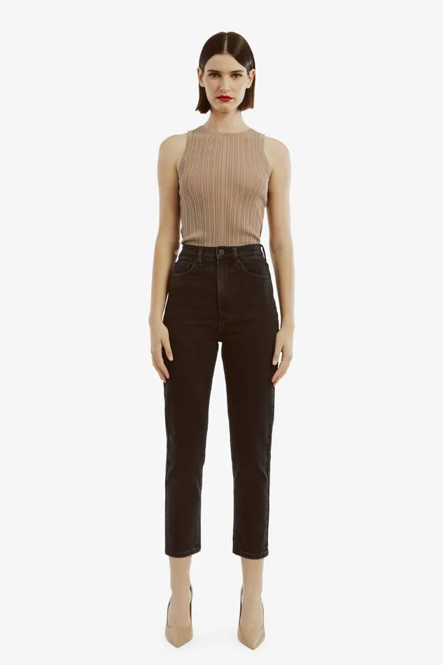 Bardot Straight Jean Heidi Straight Leg In Washed Black 8211 Women Bardot Straight Jean Heidi Straight Leg In Washed Black 8211 Women