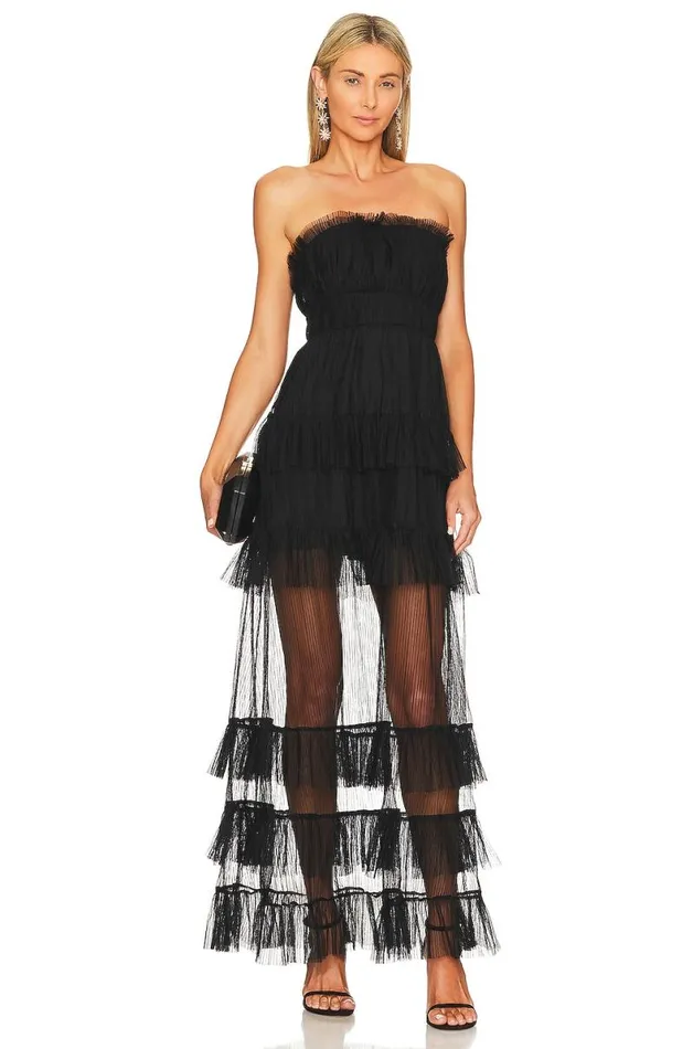 Barlow Gown Black Women Lovers and Friends Dresses