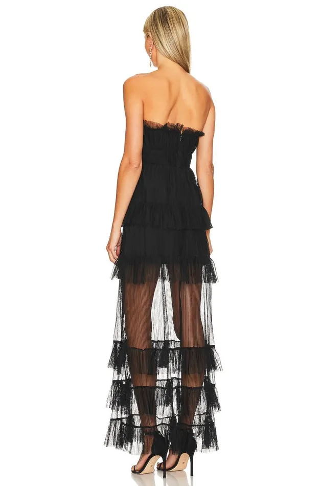 Barlow Gown Black Women Lovers and Friends Dresses
