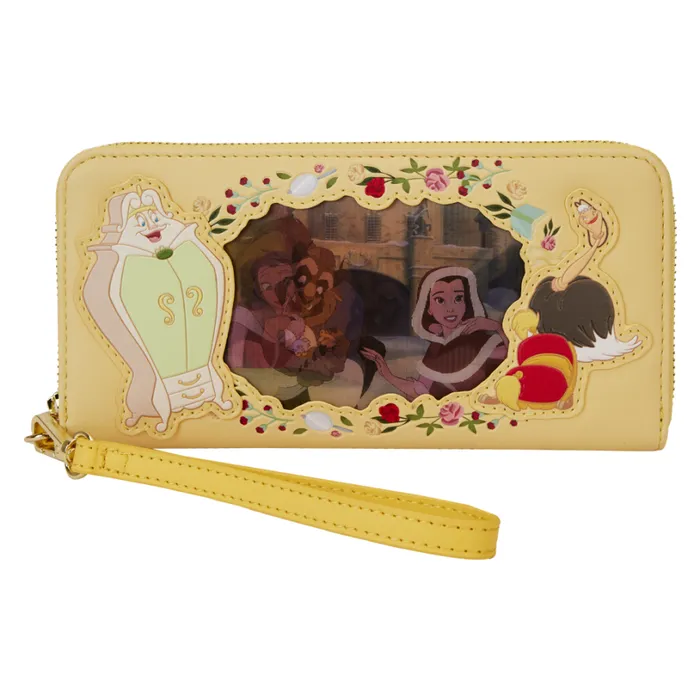 Beauty And The Beast Princess Series Lenticular Zip Around Wristlet Wallet Unisex Loungefly Bags and Wallets Beauty And The Beast Princess Series Lenticular Zip Around Wristlet Wallet Unisex Loungefly Bags and Wallets
