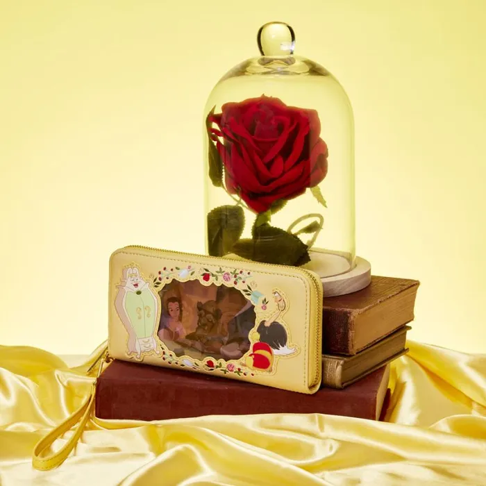 Beauty And The Beast Princess Series Lenticular Zip Around Wristlet Wallet Unisex Loungefly Bags and Wallets Beauty And The Beast Princess Series Lenticular Zip Around Wristlet Wallet Unisex Loungefly Bags and Wallets