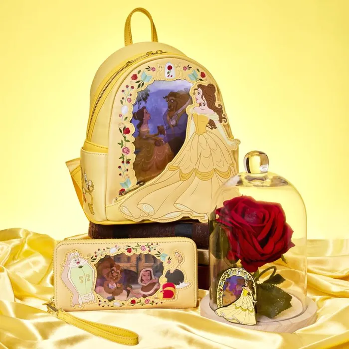 Beauty And The Beast Princess Series Lenticular Zip Around Wristlet Wallet Unisex Loungefly Bags and Wallets Beauty And The Beast Princess Series Lenticular Zip Around Wristlet Wallet Unisex Loungefly Bags and Wallets