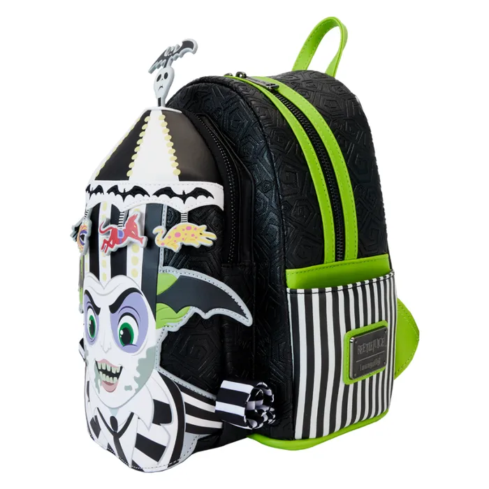 Beetlejuice Carousel Hat Light Up Cosplay Mini Backpack Unisex Loungefly Backpacks